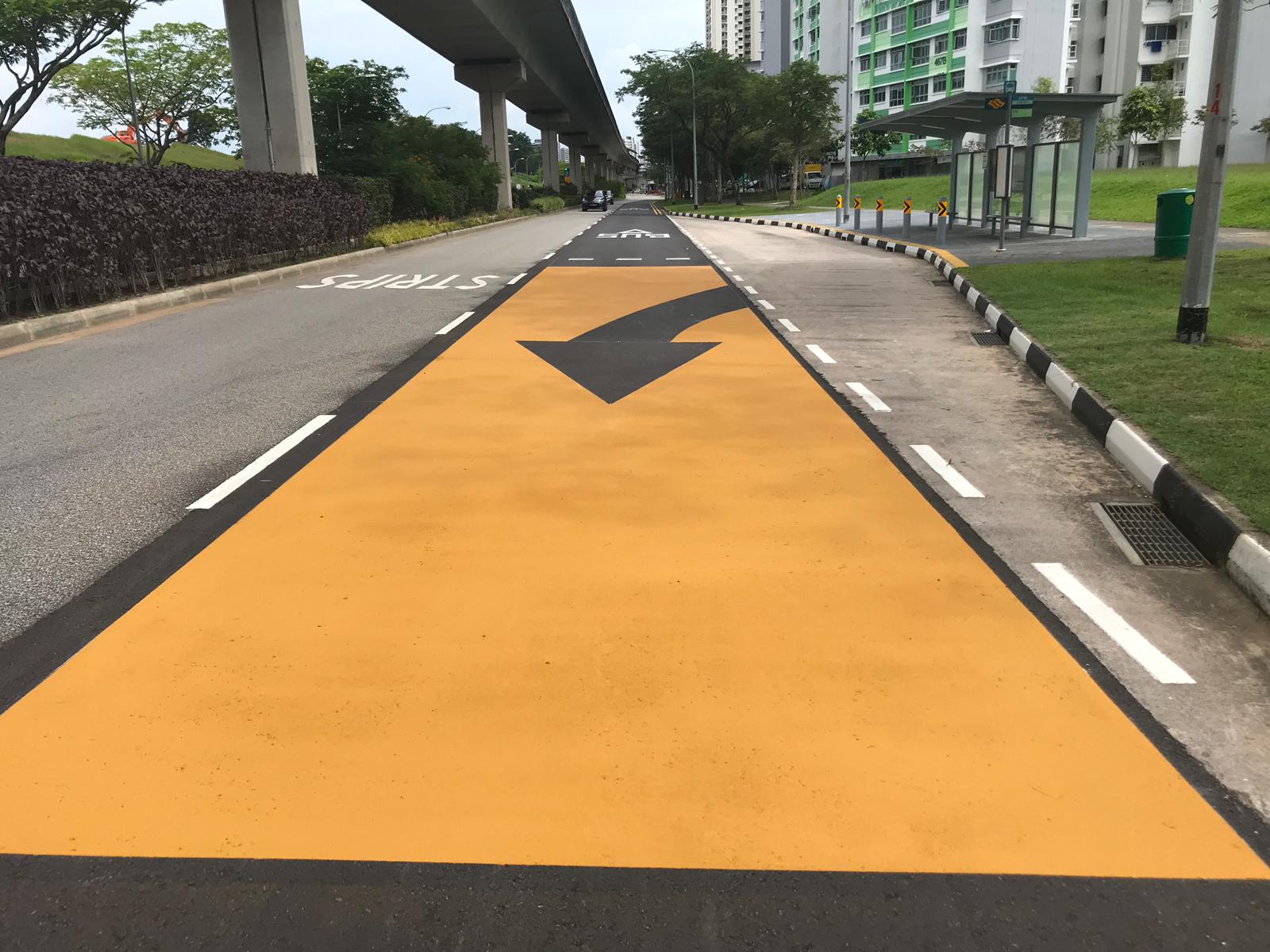 Road Marking Singapore | EMK Construction - Road Marking Experts